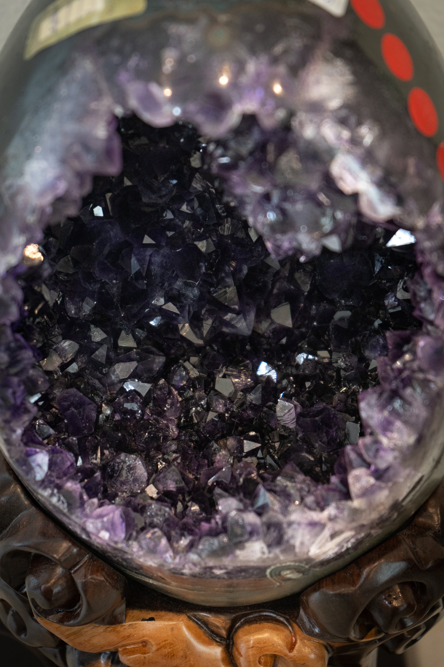 Amethyst Geode Natural Amethyst Geode, Quartz Cluster Crystal Specimen, Energy Healing Mineral 1 Piece Crystal Decor