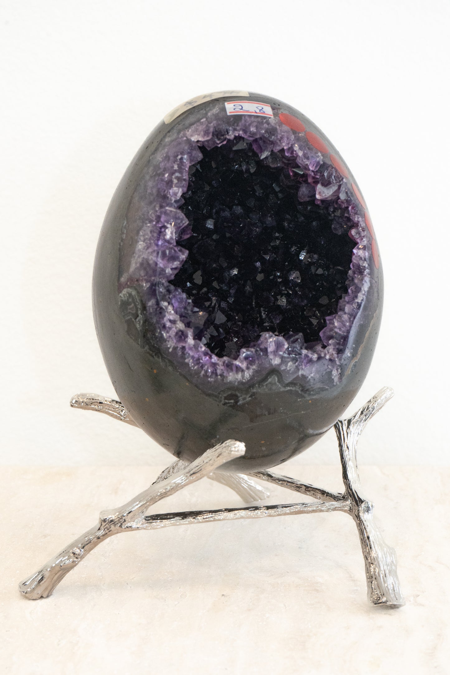 Amethyst Geode Natural Amethyst Geode, Quartz Cluster Crystal Specimen, Energy Healing Mineral 1 Piece Crystal Decor