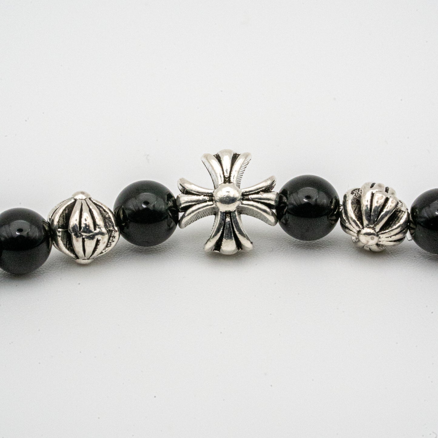 Obsidian Multi-Loop Bracelet - Protection & Grounding