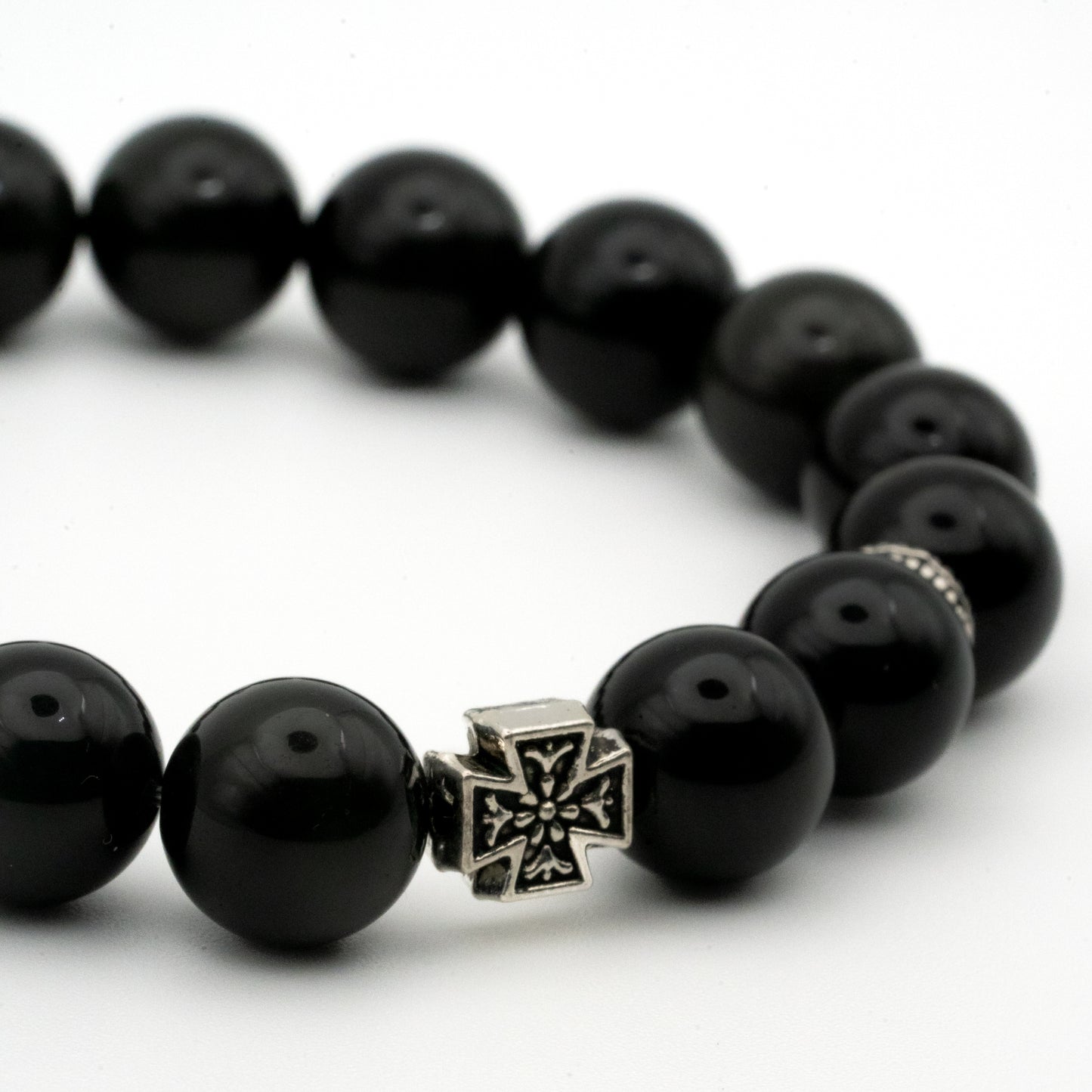 Obsidian Single-Loop Bracelet - Protection & Grounding