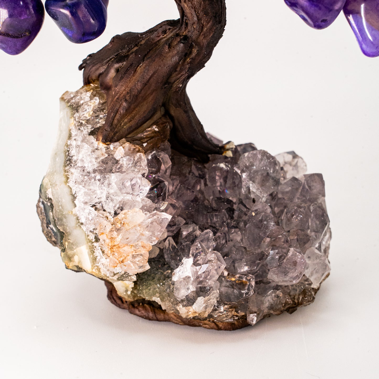 Harmonizing Energy Purple Agate Feng Shui Tree