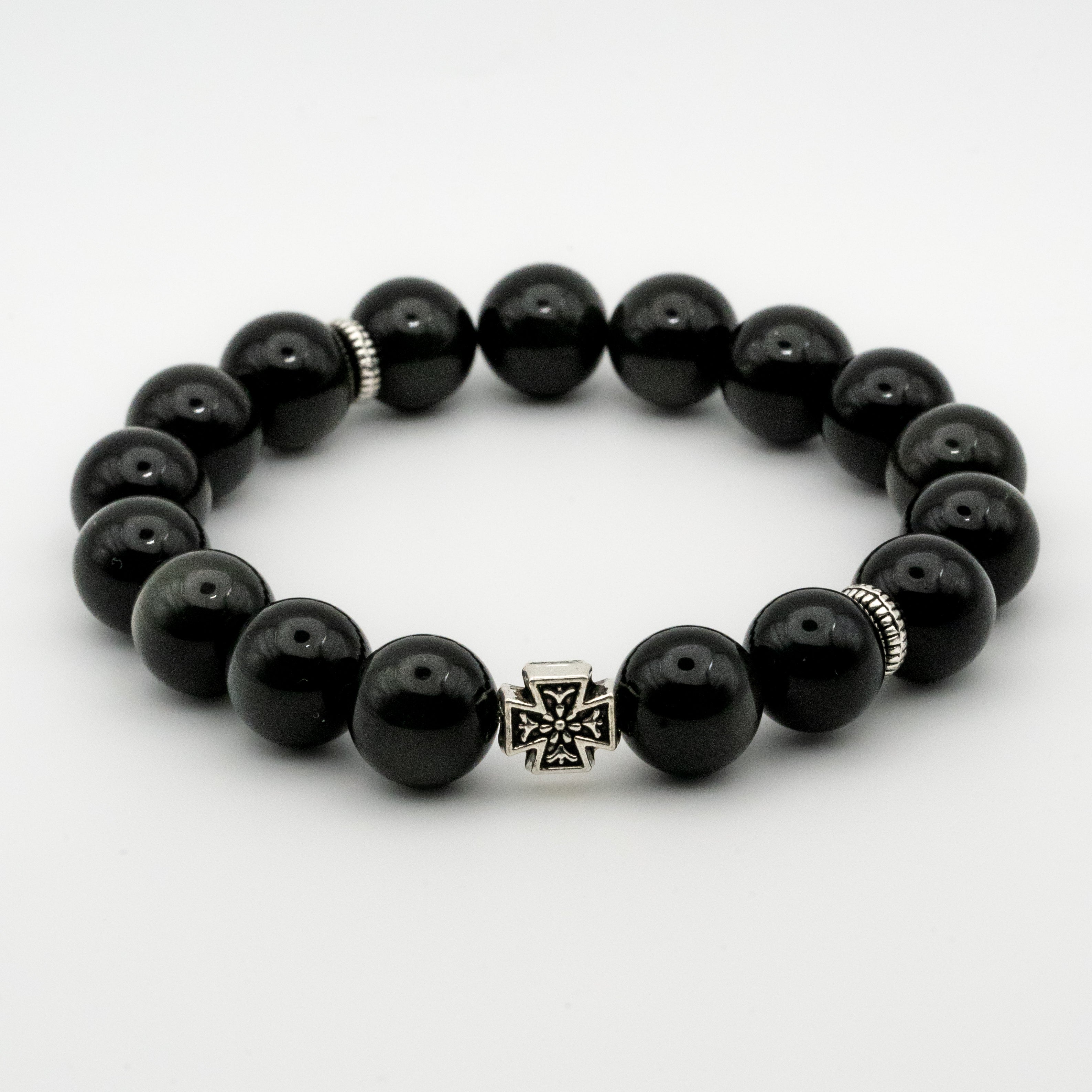 Obsidian Single-Loop Bracelet - Protection & Grounding