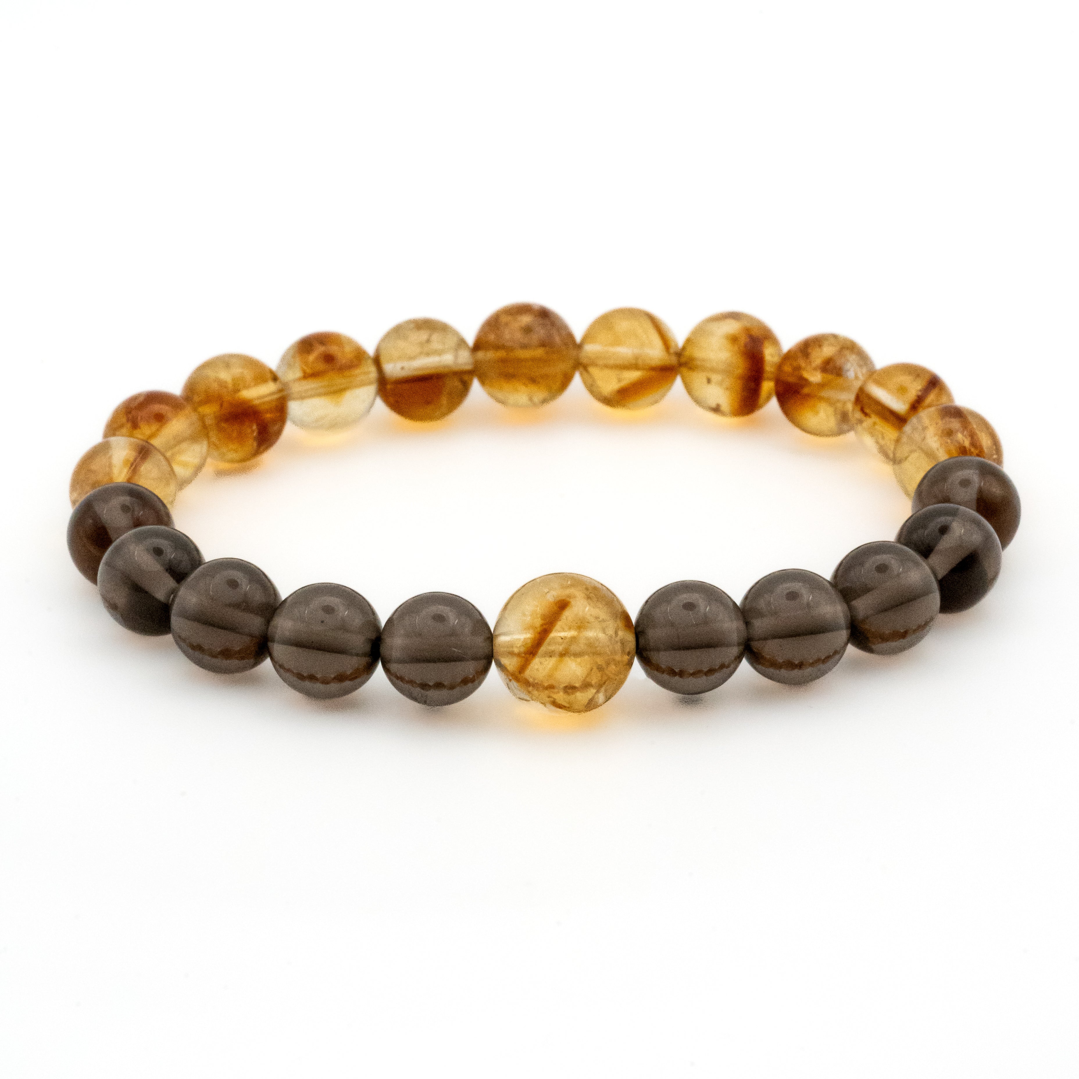 Smoky Quartz & Citrine Bracelet - Attraction Wealth