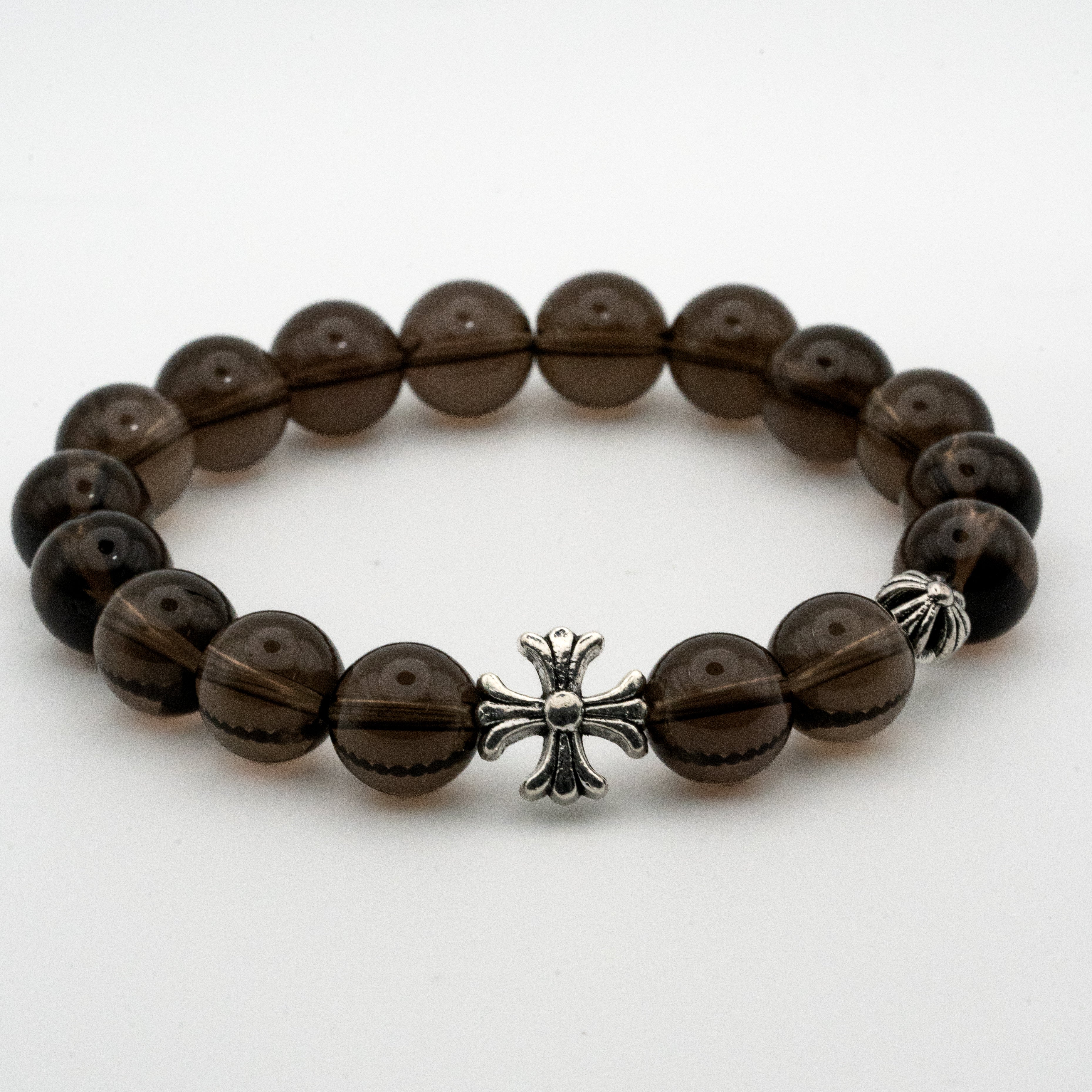 Smoky Quartz Single-loop Bracelet - Grounding & Protection