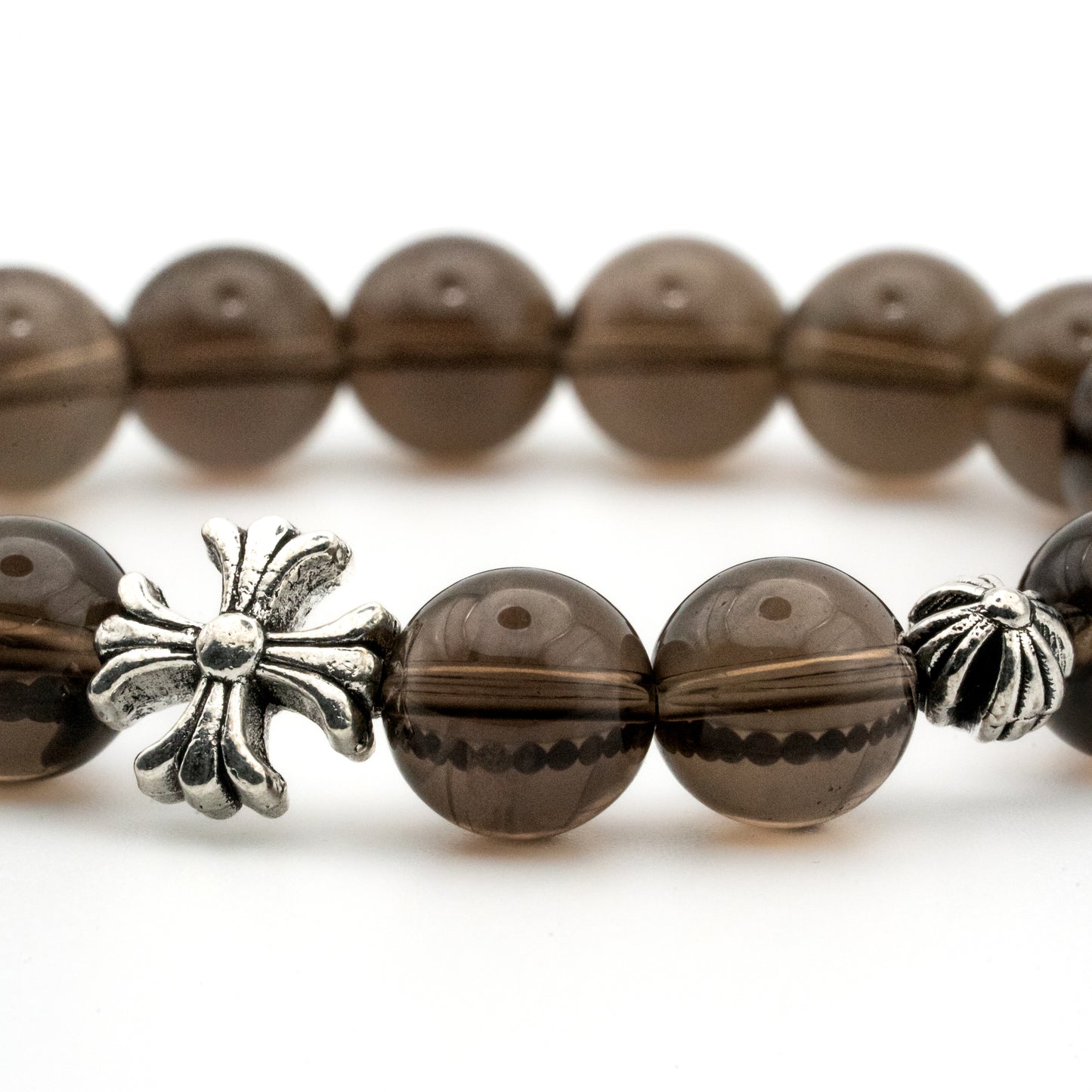 Smoky Quartz Single-loop Bracelet - Grounding & Protection