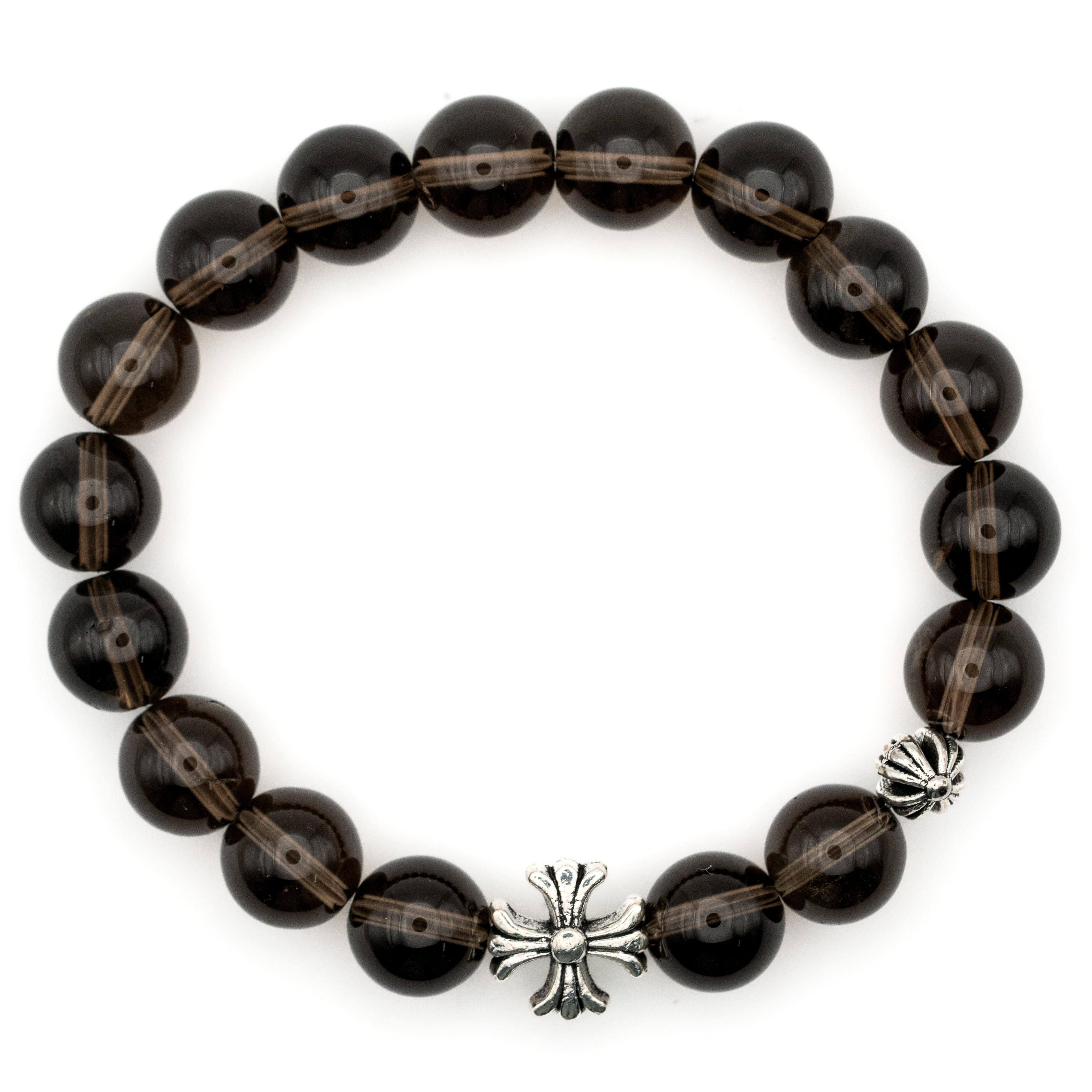 Smoky Quartz Single-loop Bracelet - Grounding & Protection