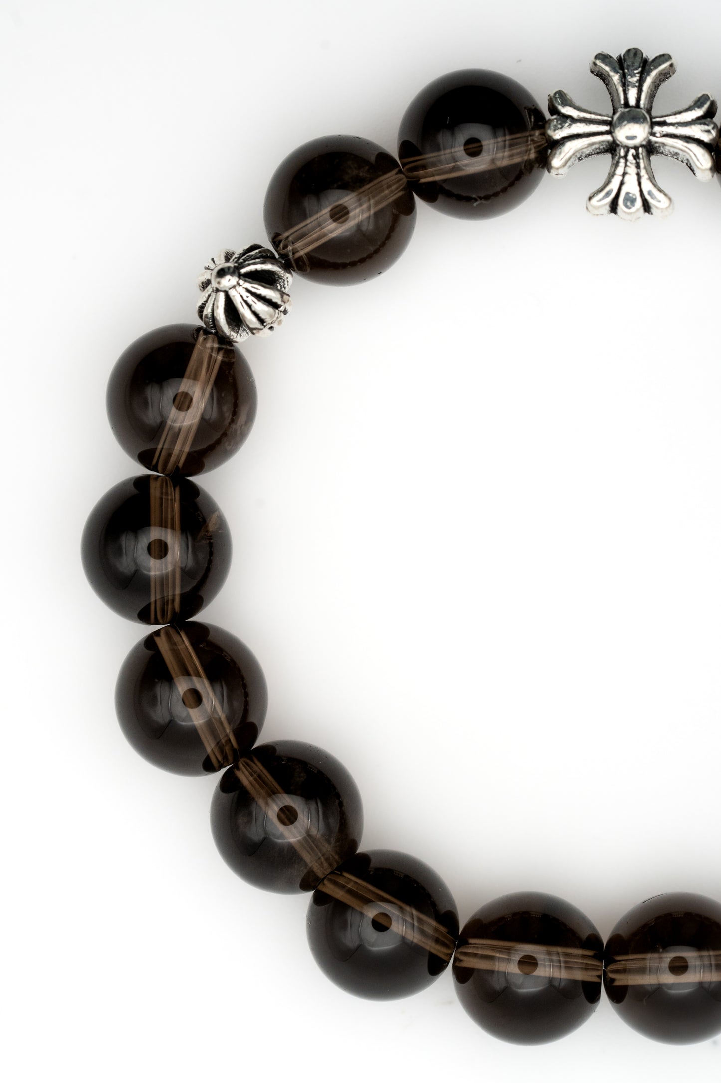 Smoky Quartz Single-loop Bracelet - Grounding & Protection