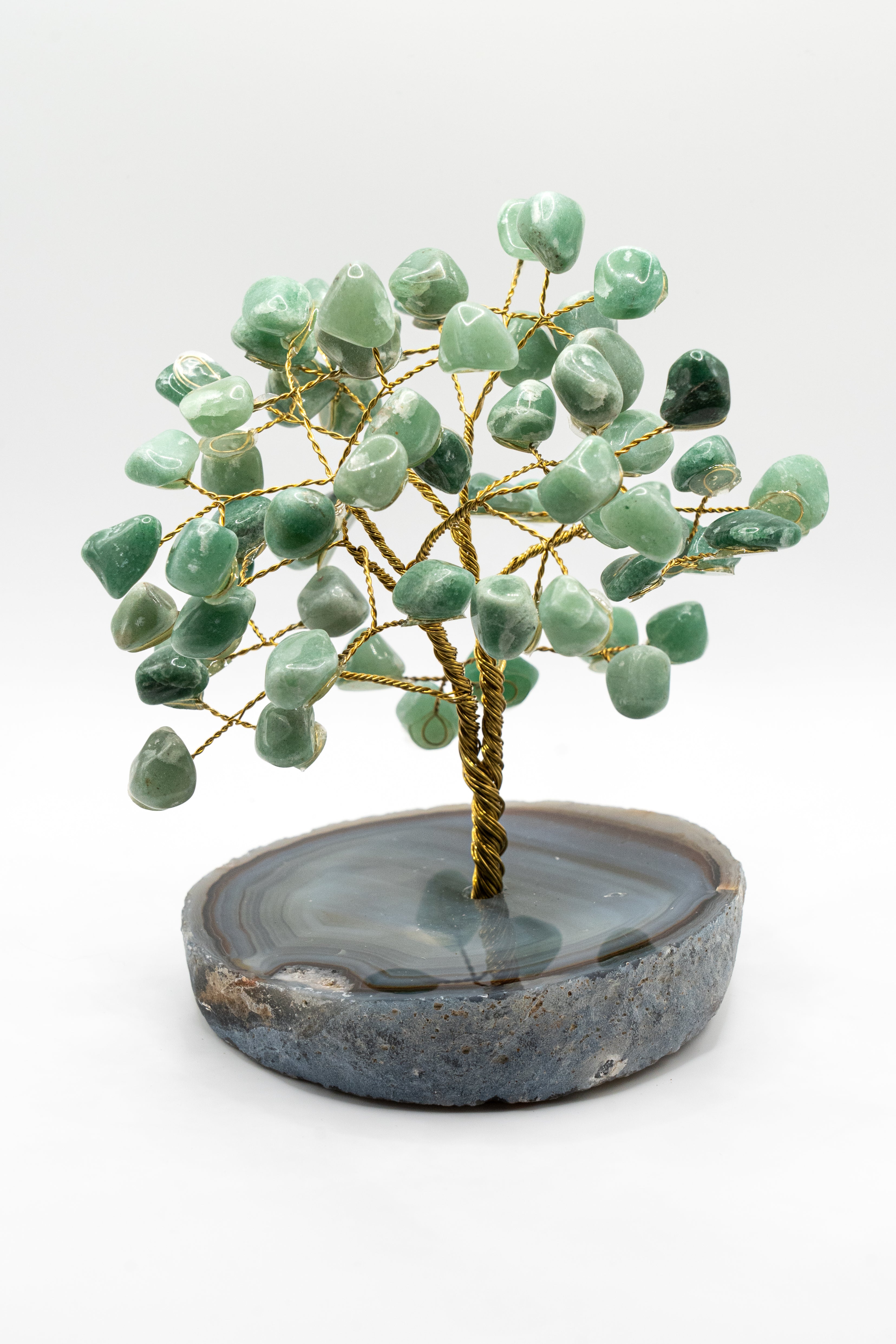 Success Green Quartz Feng Shui Tree