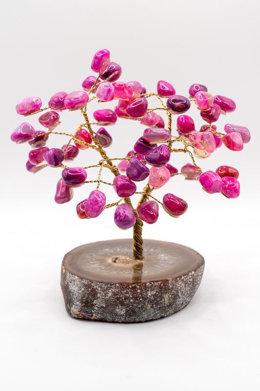 Love Emotional Harmony Agate Rosa Feng Shui Tree