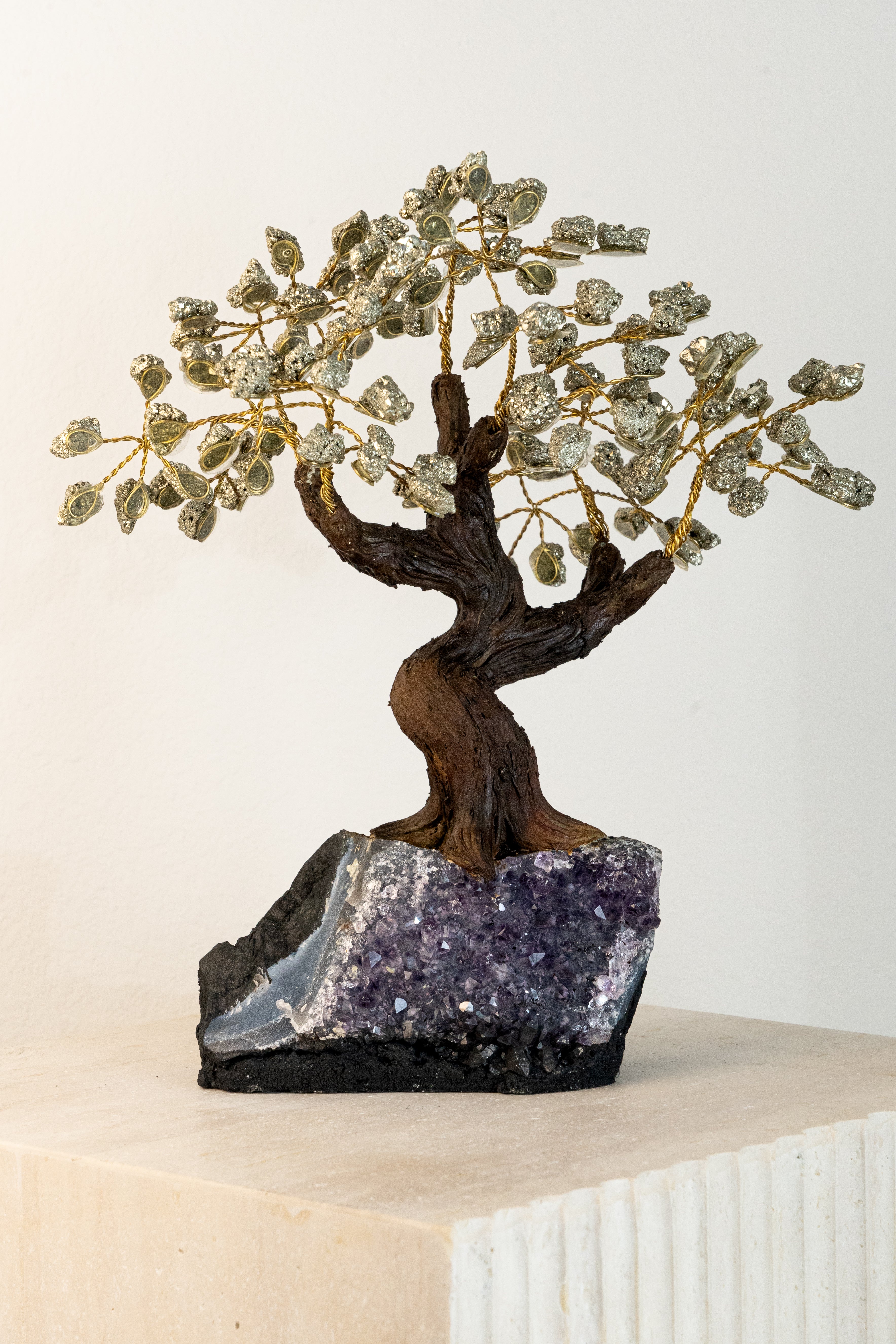 Protective Confidence Pyrite Feng Shui Tree