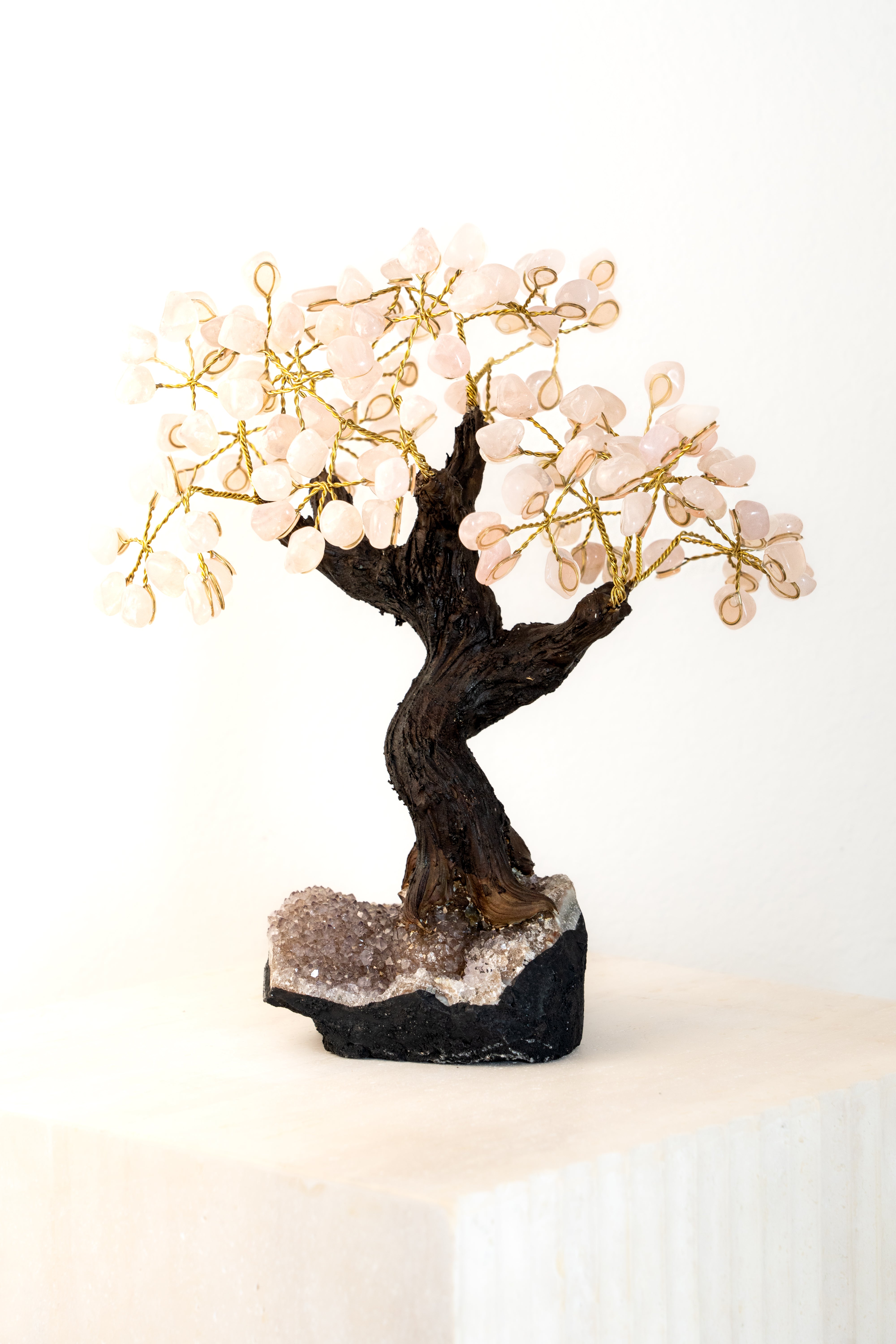 Loving Vibe Rose Quartz Feng Shui Tree