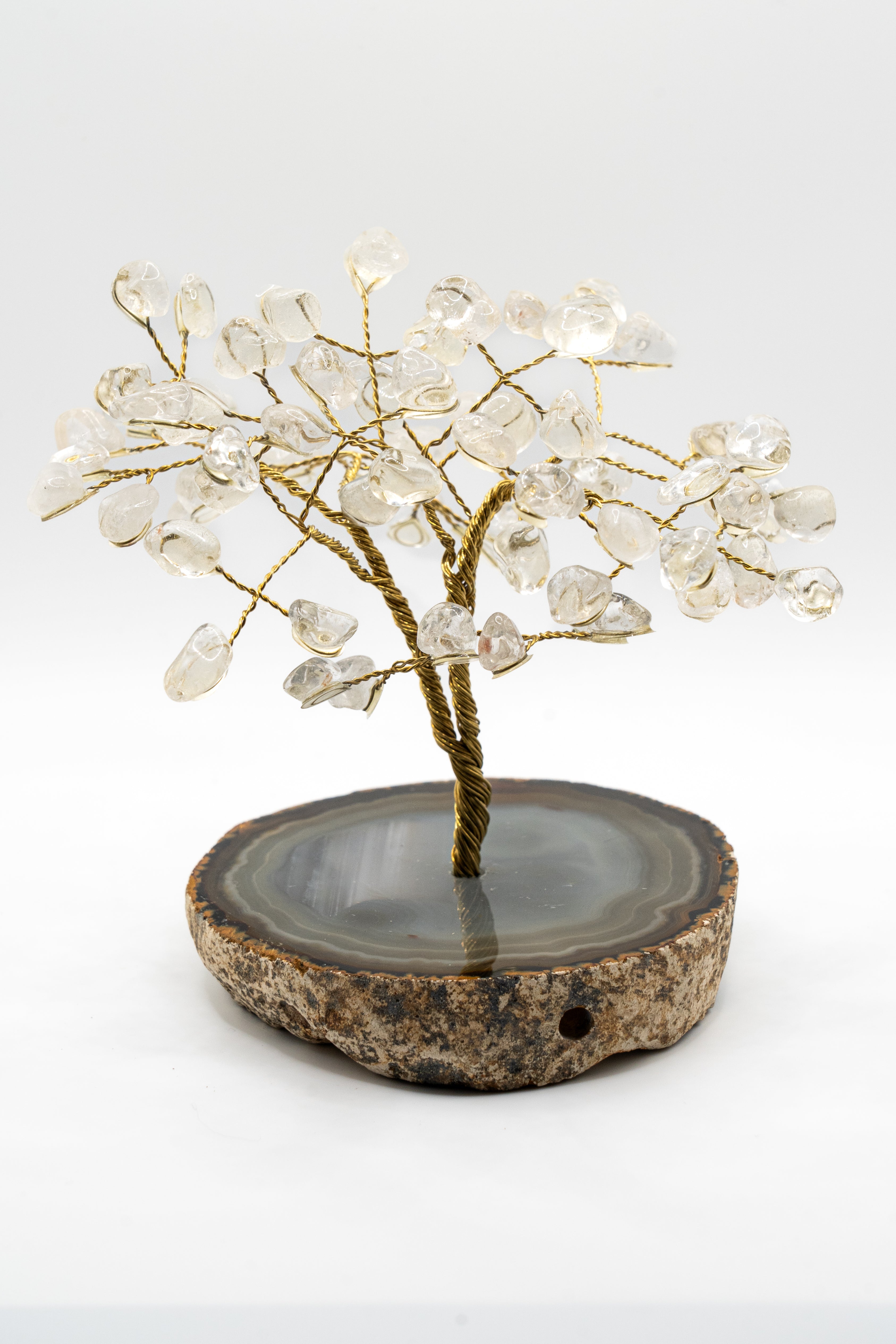 Balancing Energy White Crystal Feng Shui Tree