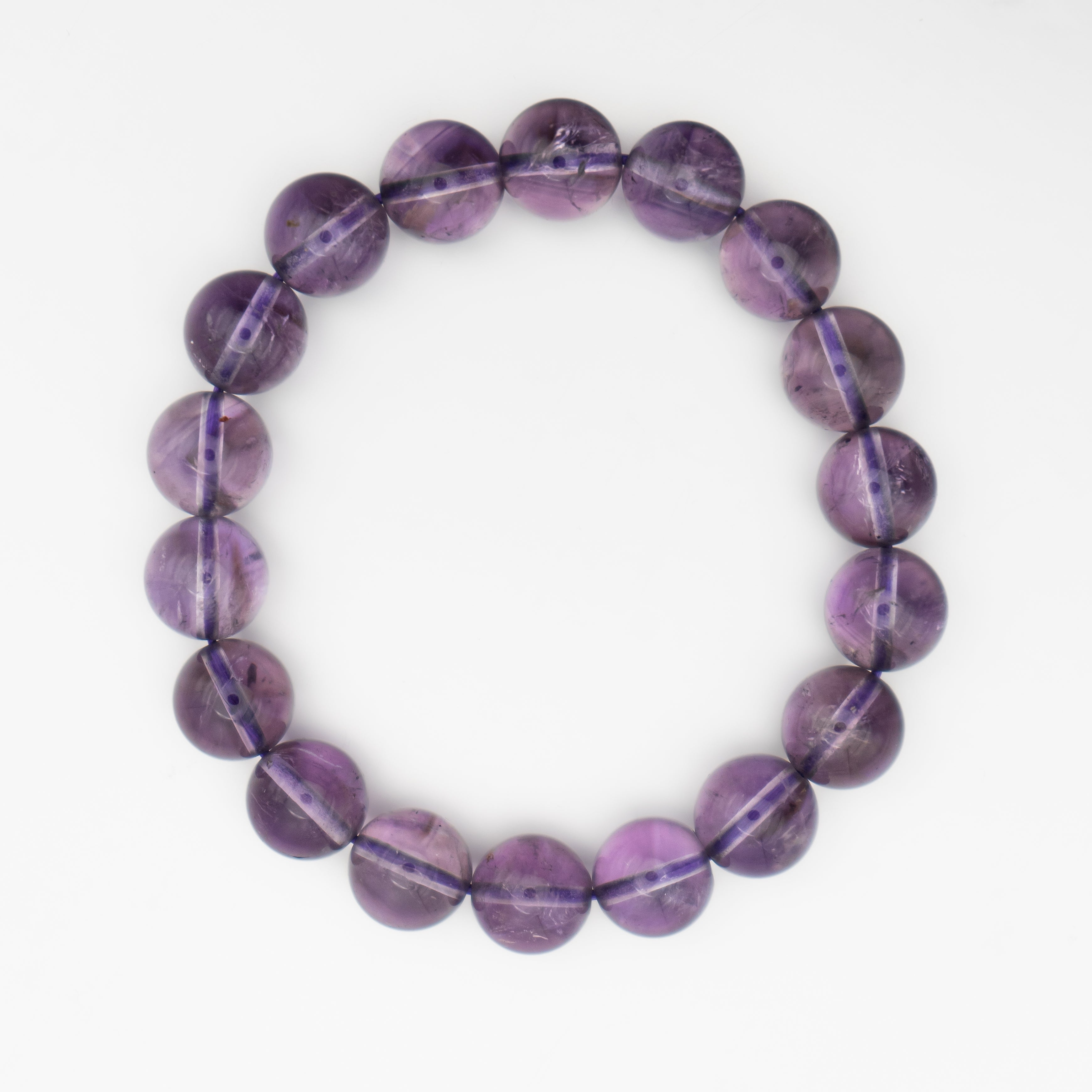 Amethyst Single-Loop Bracelet - Tranquility & Wisdom