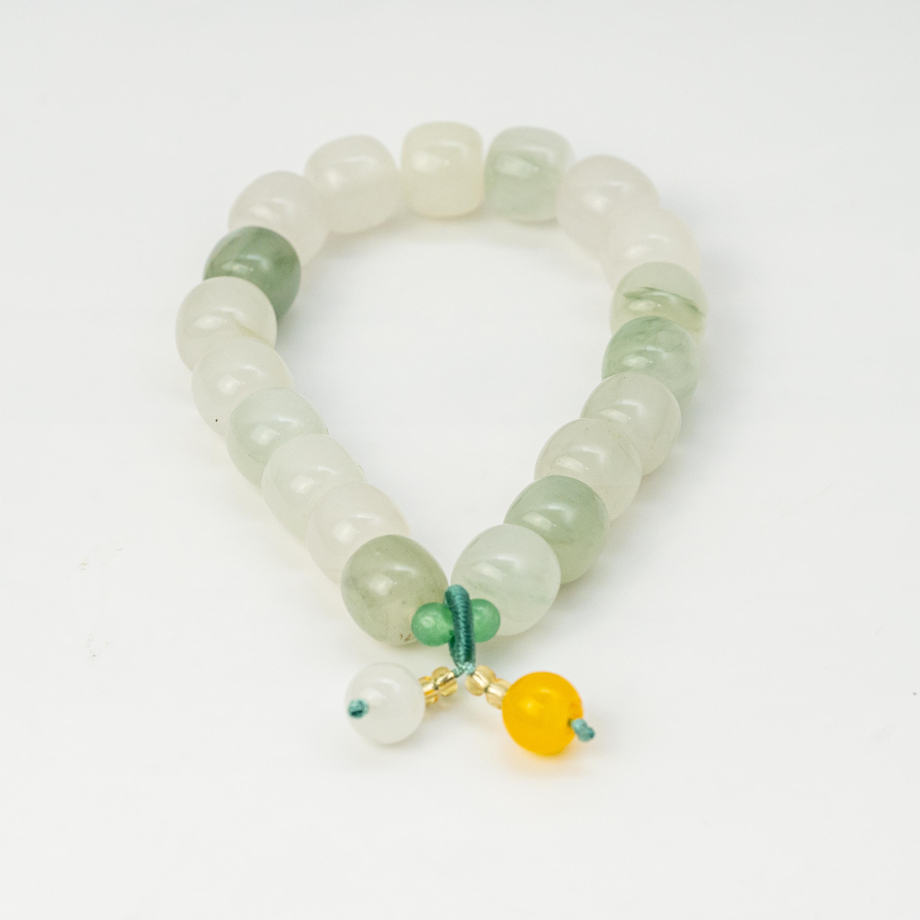 Tianshan Jade Singe-Loop Bracelet Hope and Happiness