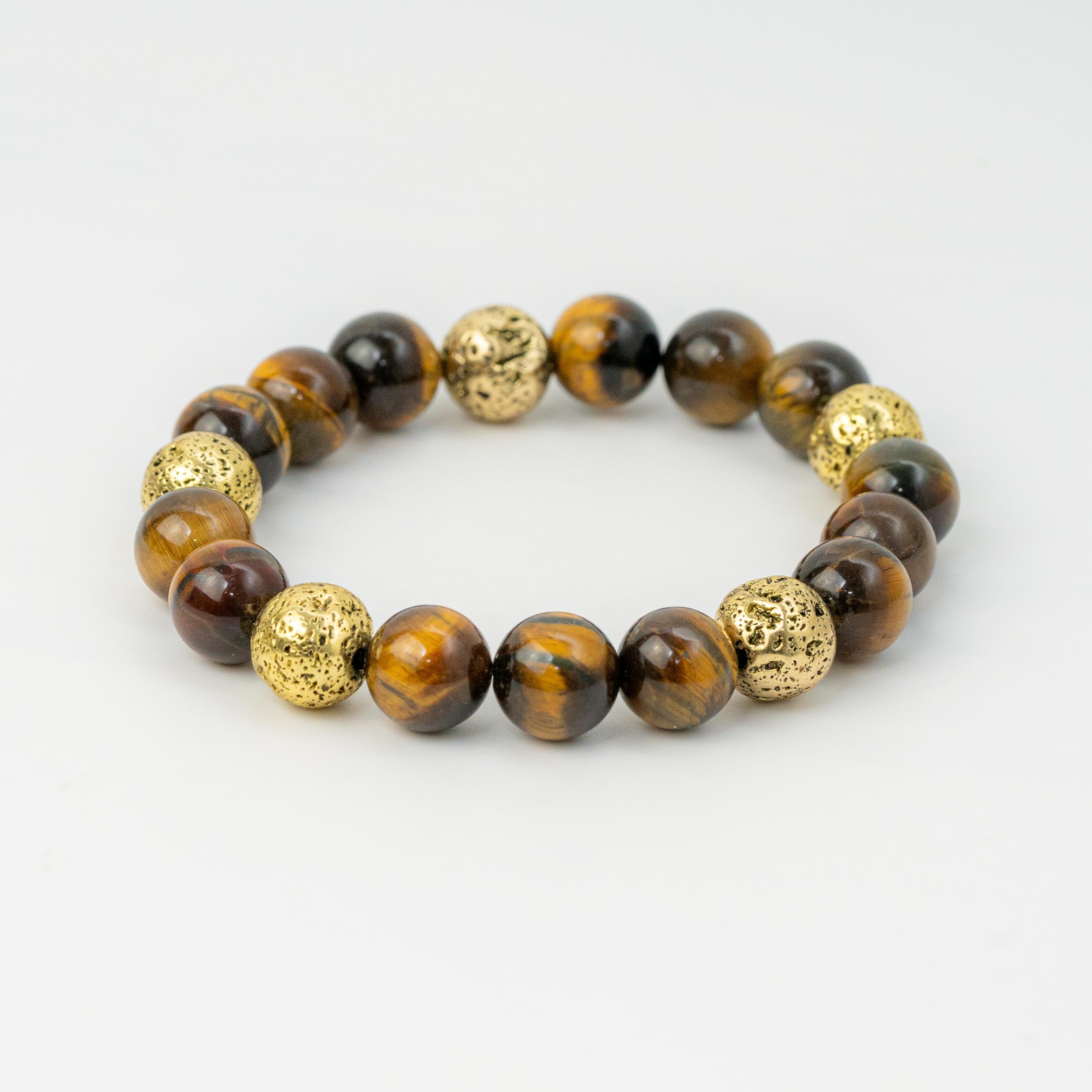 Yellow Tiger Eye Single- Loop Bracelet Energy Protection