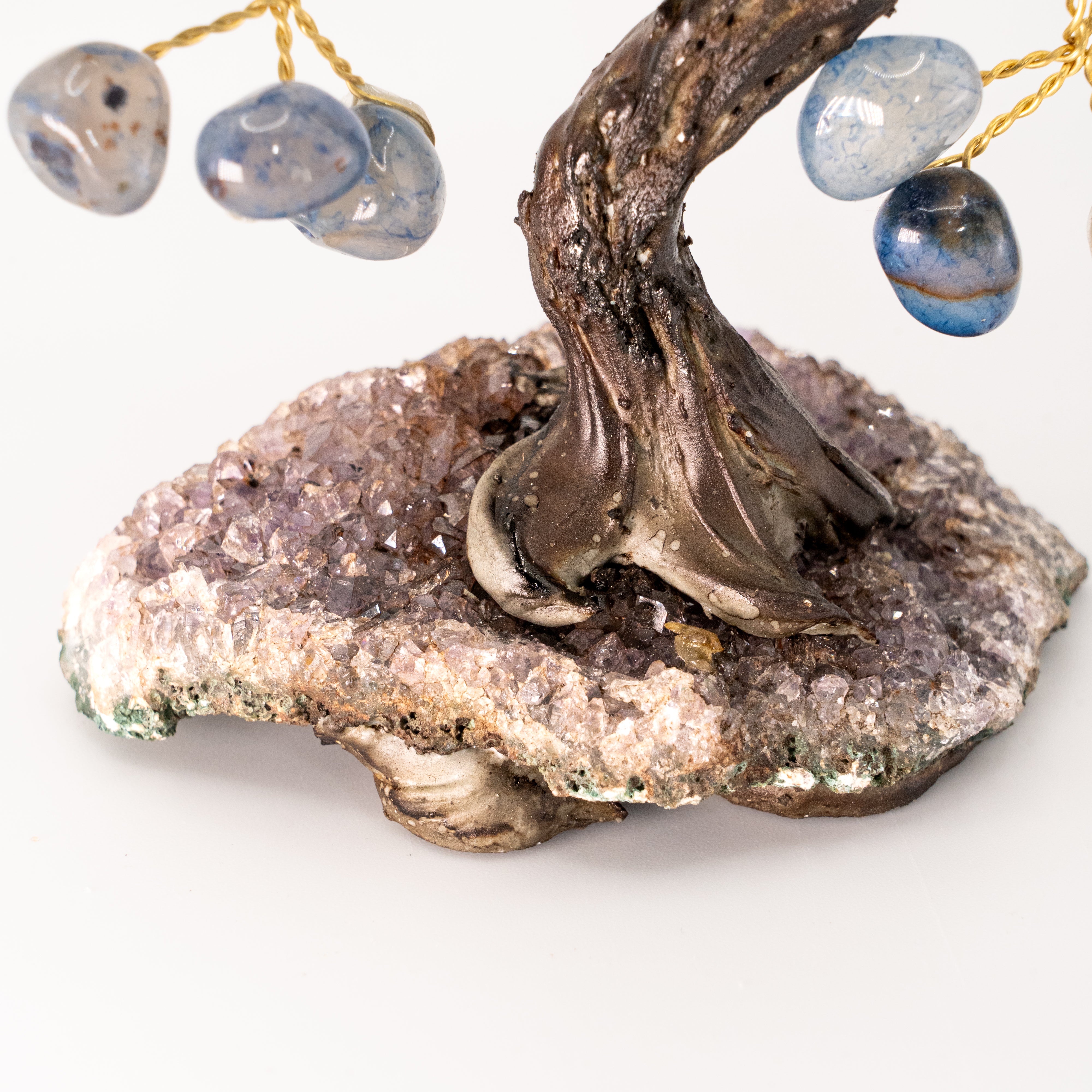 Calming & Balancing Azul agate Feng Shui Tree