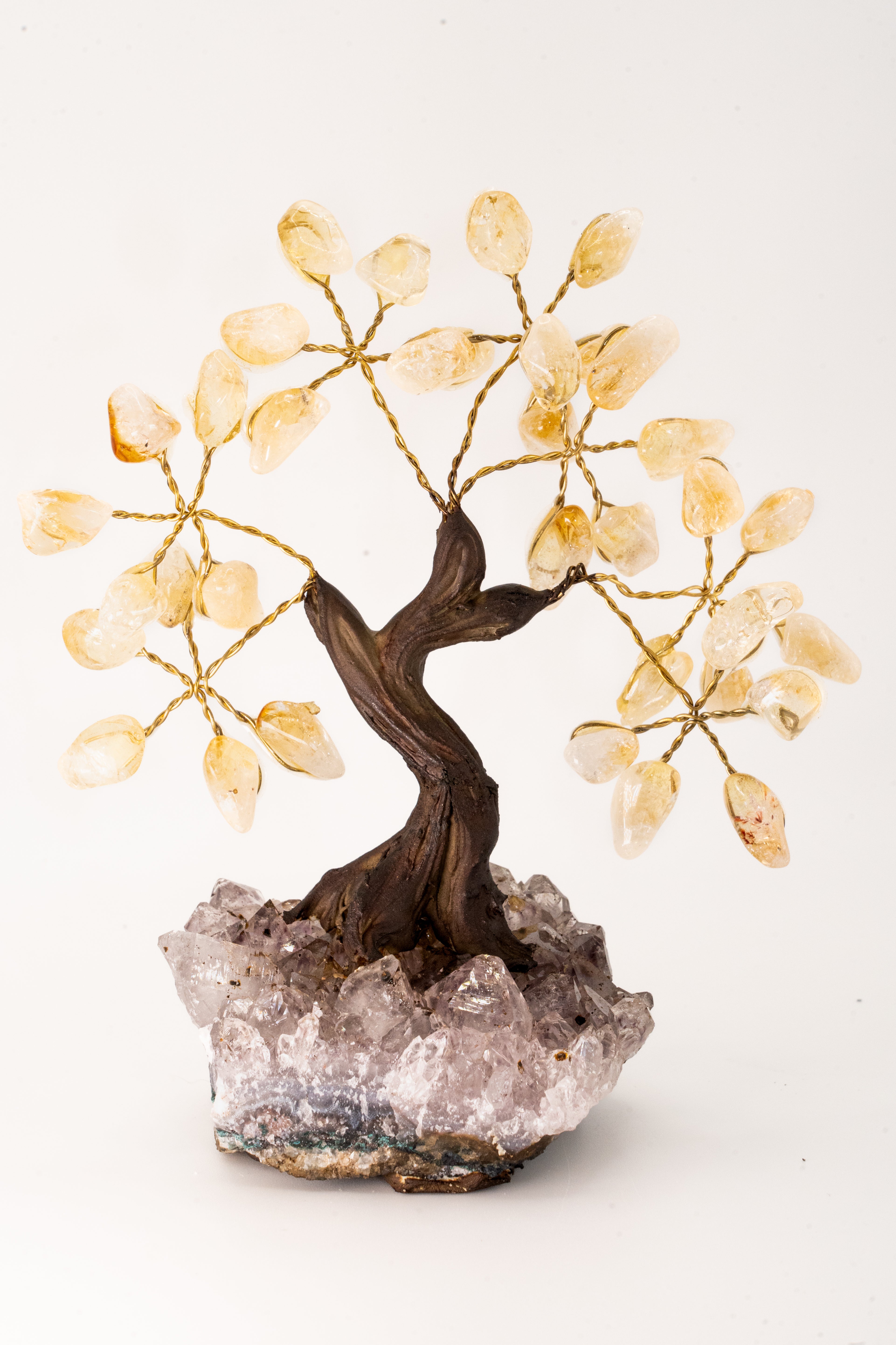 Happiness Wealthy Citrine Feng Shui Tree