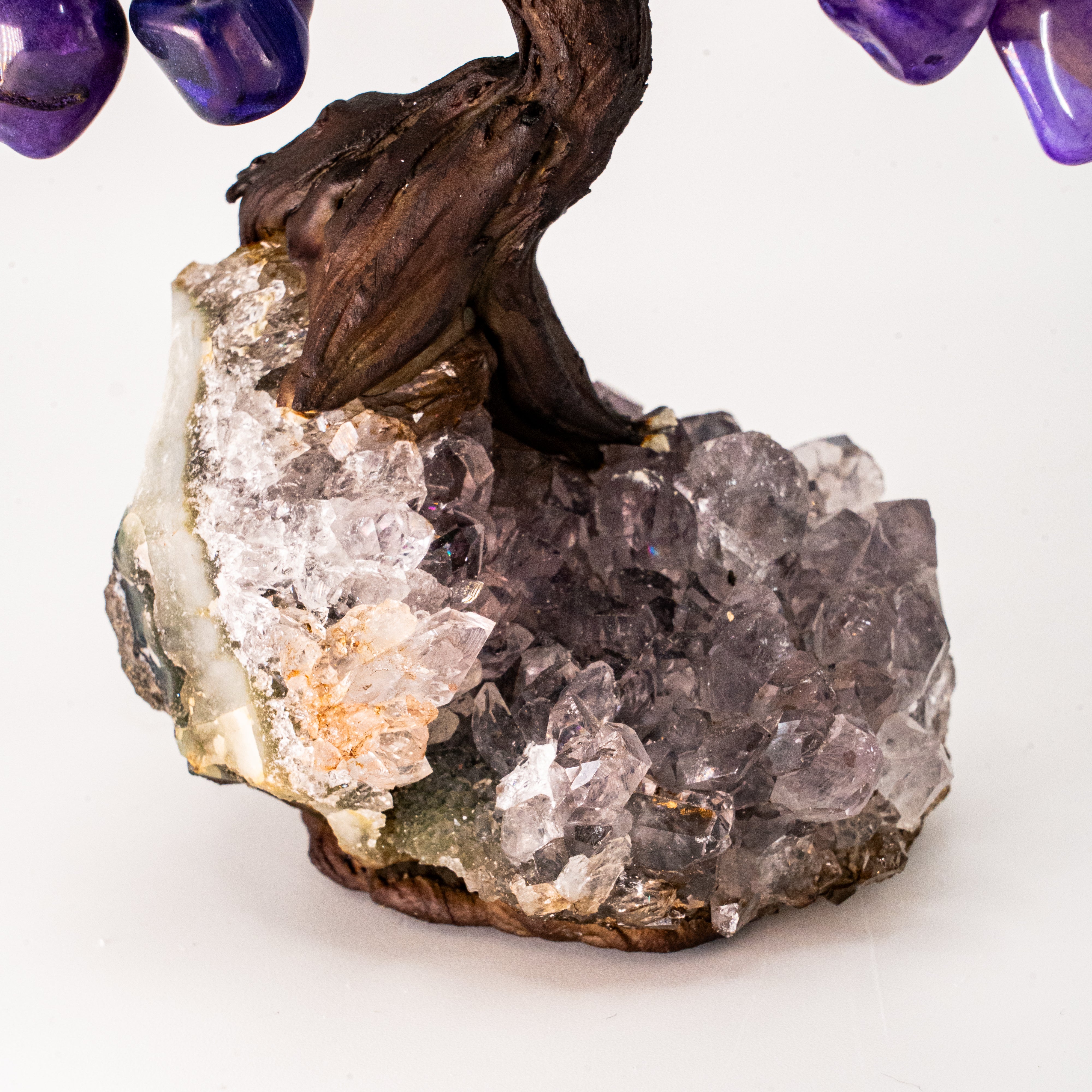 Harmonizing Energy Purple Agate Feng Shui Tree