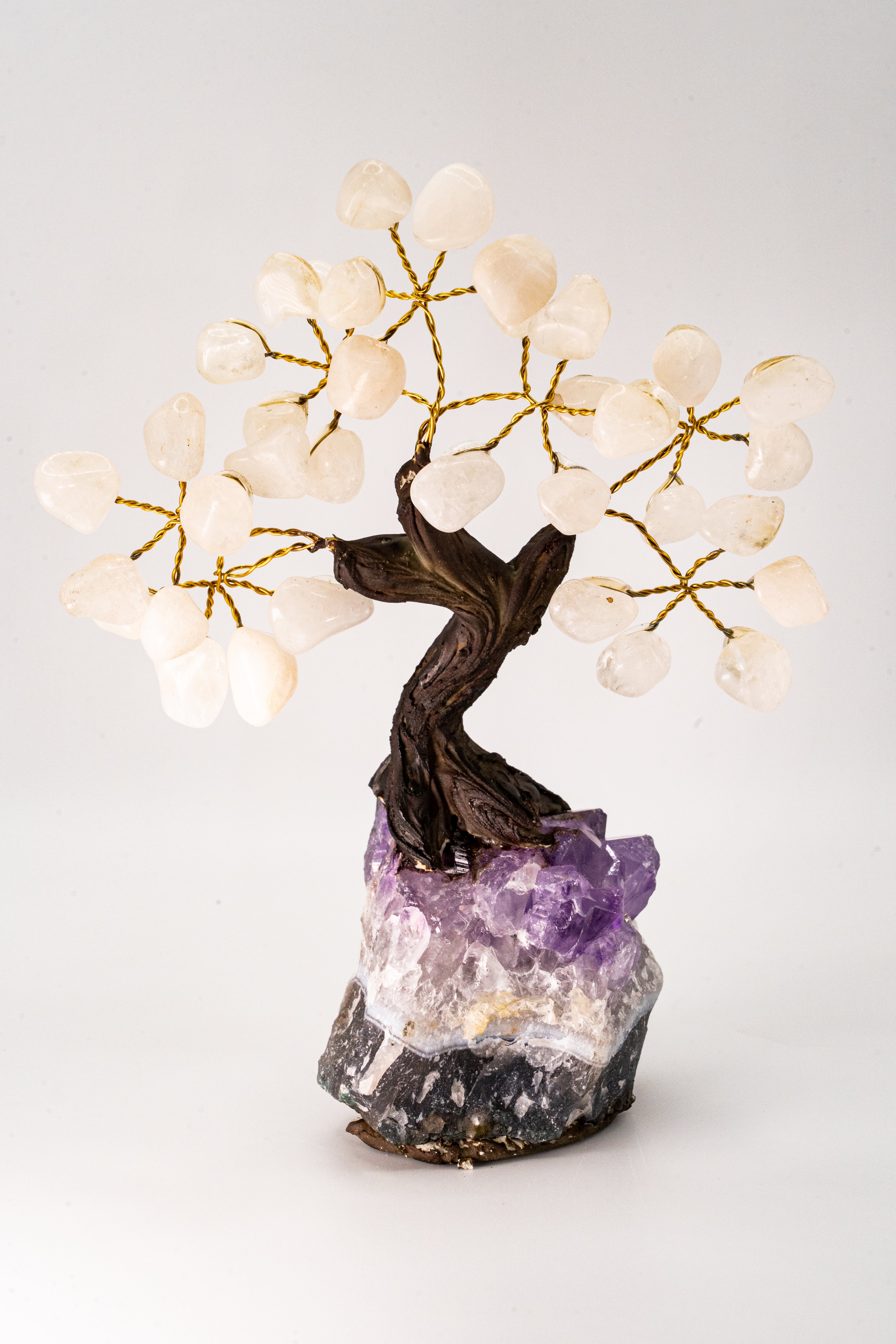 White quartz tree