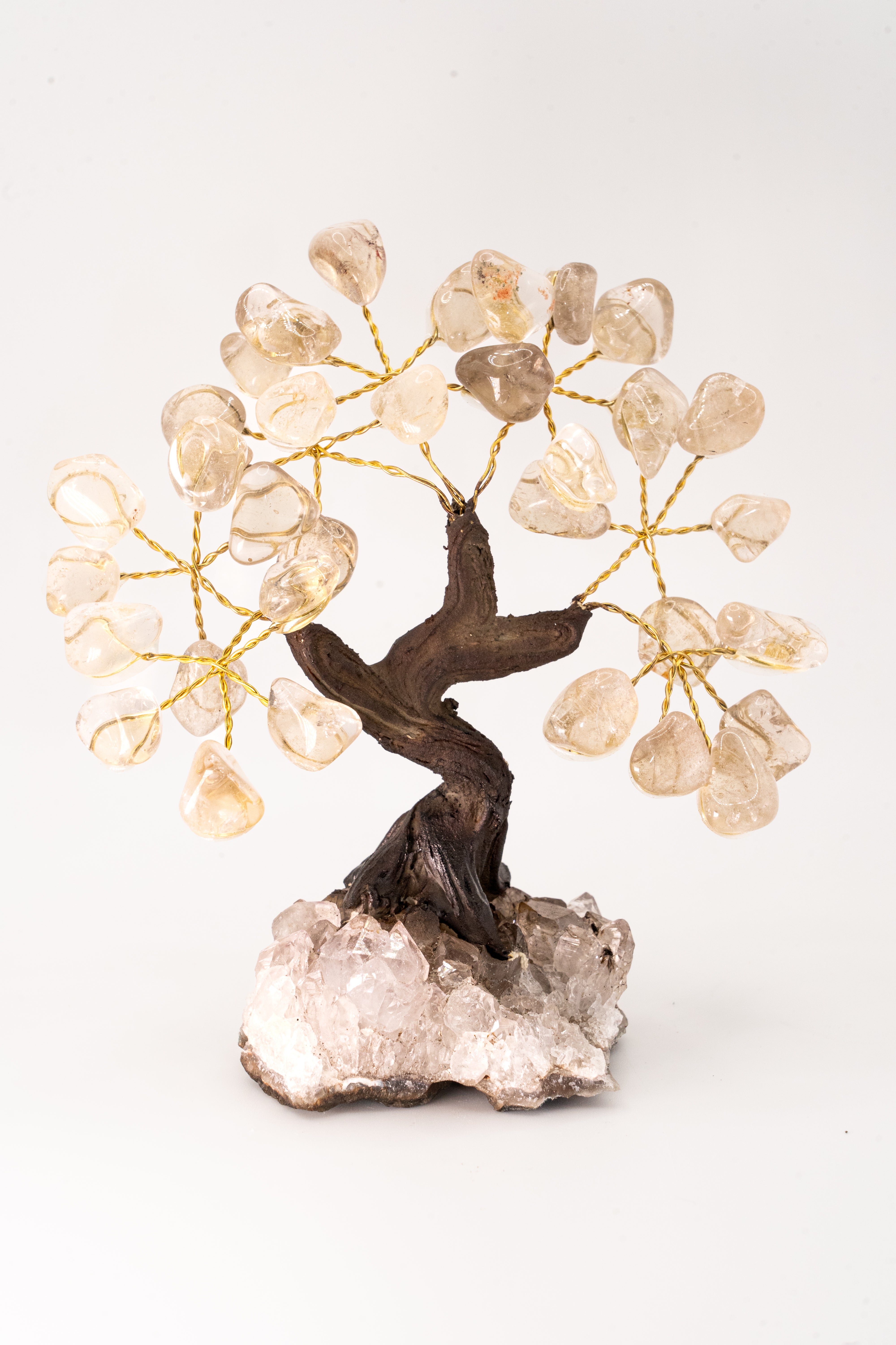 Harmonizing & Protection Smoky Quartz Feng Shui Tree